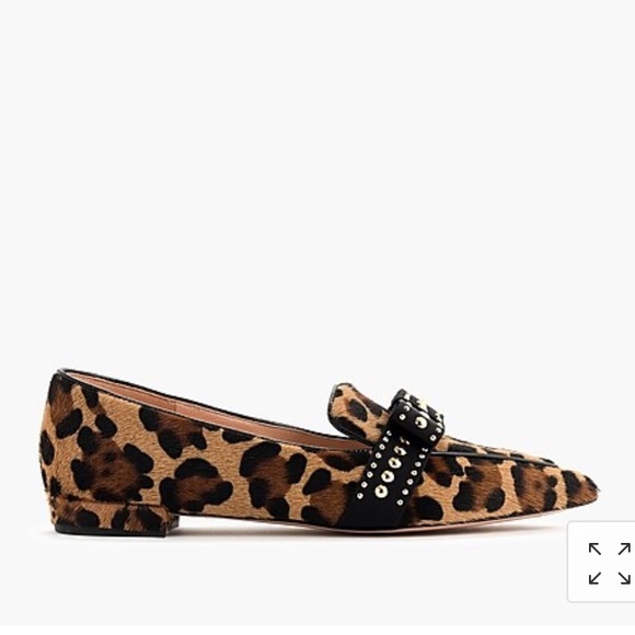 J crew Gwen flats in leopard calf hair size 7 - Picture 3 of 3